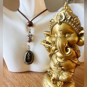 Ganesha Lord Hindu God Luck, Prosperity and protection Necklace
